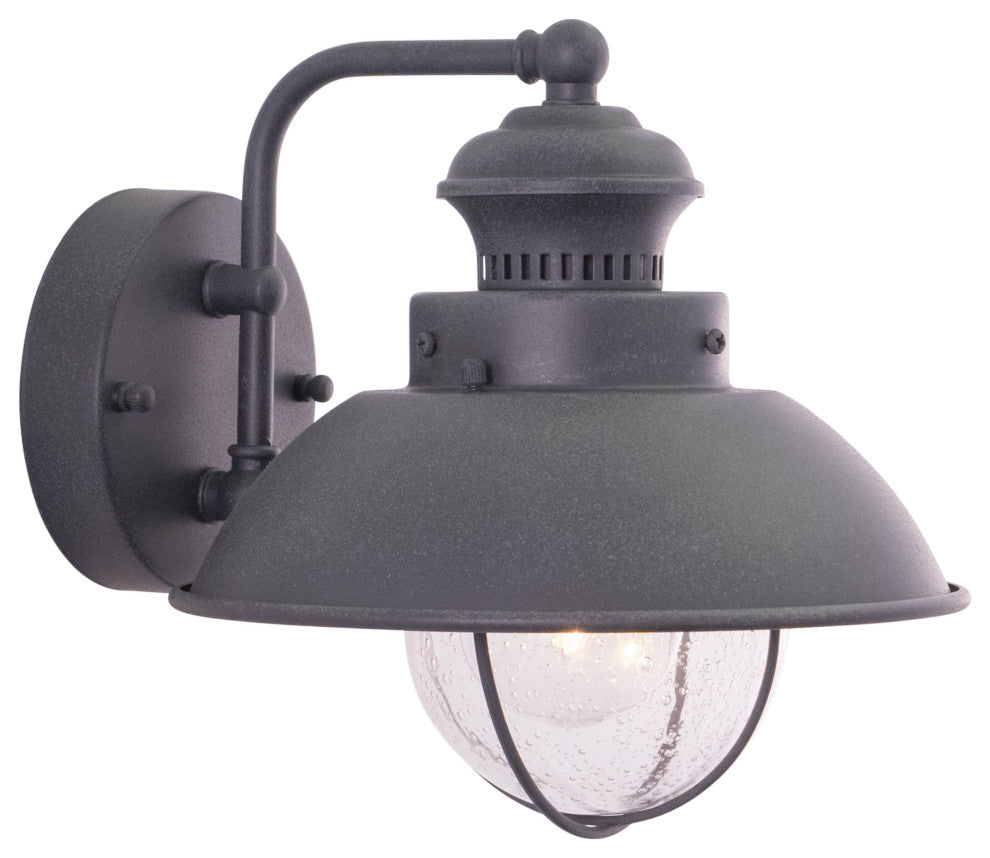 Harwich 10" Outdoor Wall Light Textured Gray