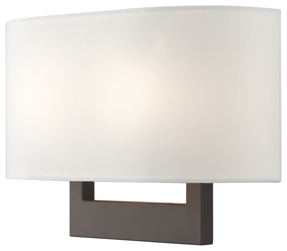 Livex Lighting Wall Sconces 2-Light Bronze Medium Sconce