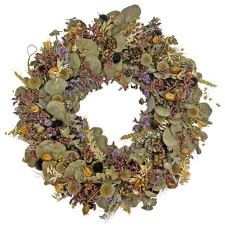20" Dried Preserved Eucalyptus Mix Wreath