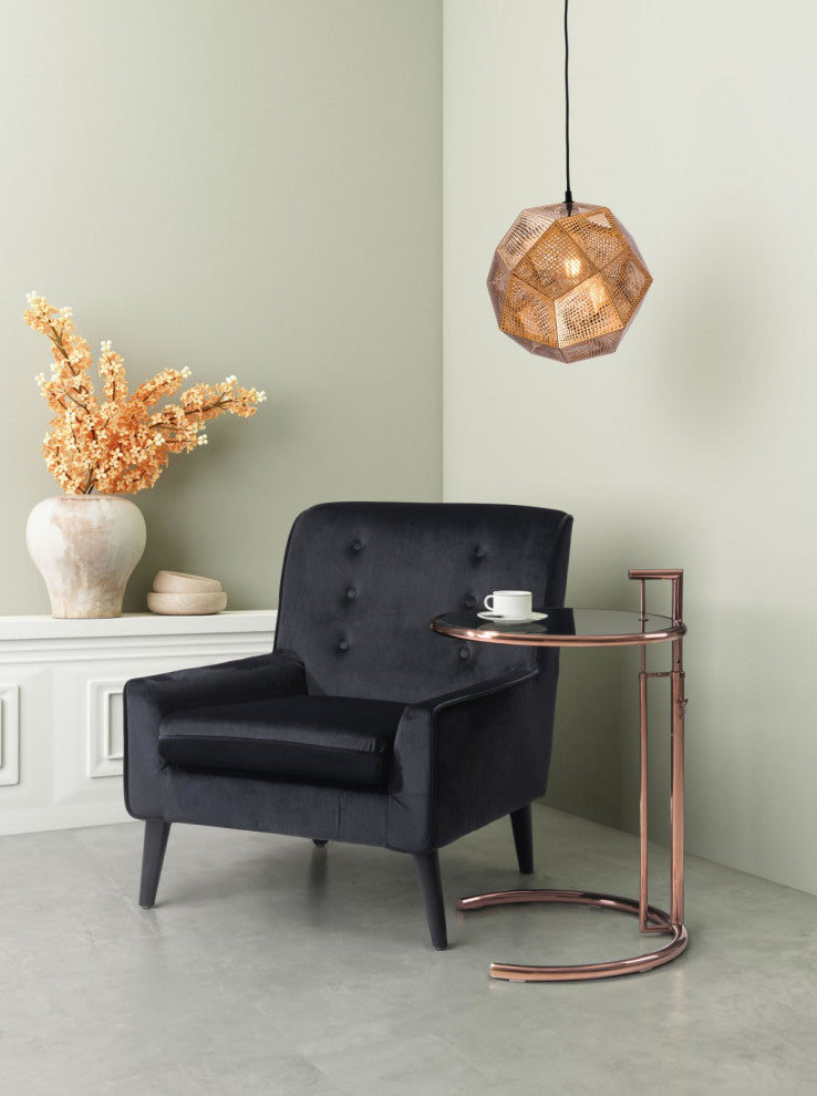 Pendant Ceiling Light Fixture, Steel Metal, Gold, Kitchen Lounge Cafe Bistro