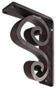 Arts n Crafts Iron Corbel 2", Aged Pewter, 6"x8"