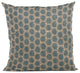 Plutus Blue Eyelashes Dot Luxury Throw Pillow, 20"x30"