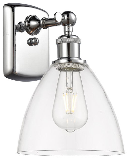Innovations Lighting 516-1W-PC-GBD-752-LED Ballston Dome 1 Light 8" Sconce