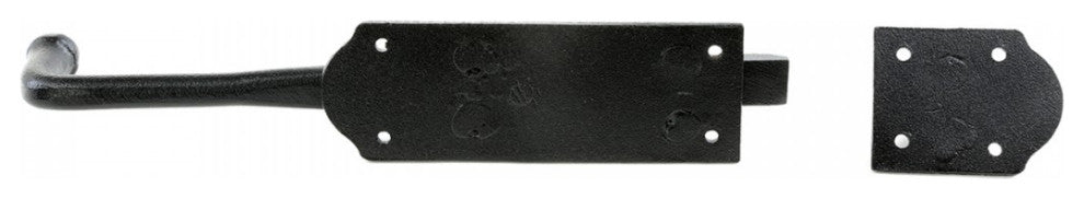 Slide Bolts Black Wrought Iron Tower Style Set of 2