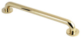 Kingston Brass 18" Decorative ADA Grab Bar, Polished Brass