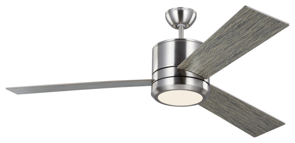Generation Lighting Vision 56" Ceiling Fan Brushed Steel