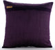 Purple Decorative Pillow Shams 24"x24" Silk, Purple Circuit