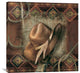 "Western Cowboy Hat" Artwork, 30" x 30"