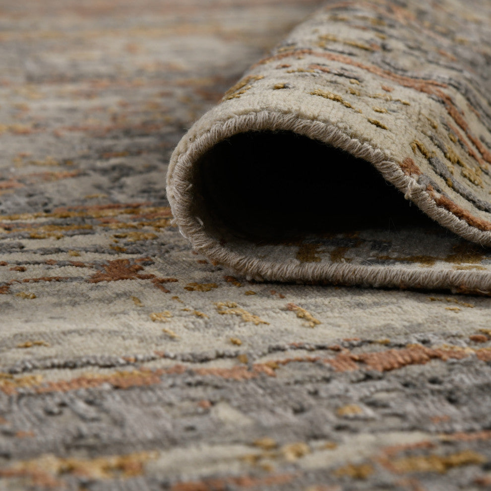 Serena Ophel Area Rug, Gray, 9' x 12', Abstract