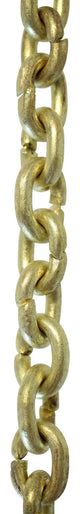Brass Small Round Chandelier Chain, 3', Acid Dipped, U17