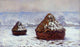 Claude Oscar Monet Grainstacks Snow Effect, Gallery Wrapped Canvas, 18"x27"