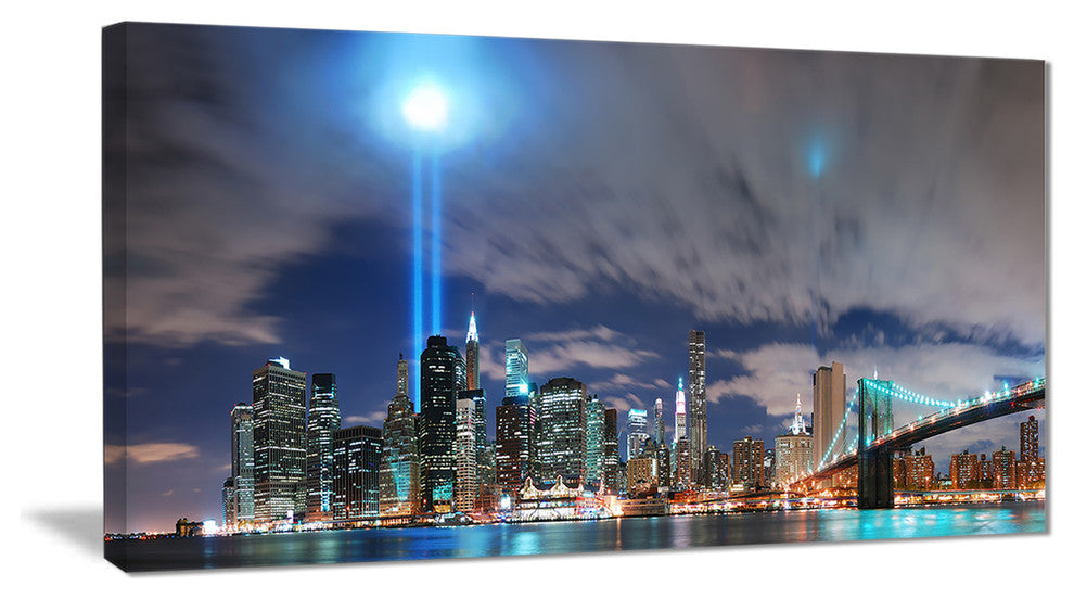 "Manhattan Panorama" Canvas Print