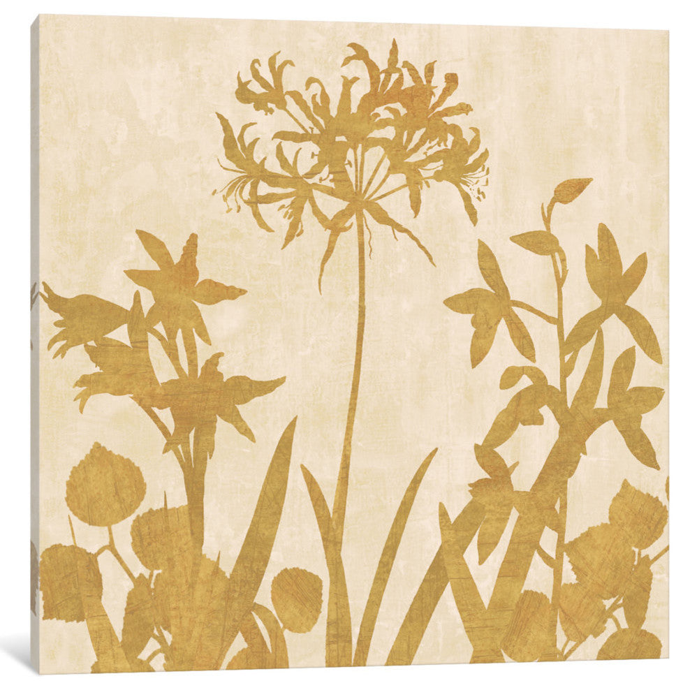 "Golden Reflections I" by Erin Lange, Canvas Print, 18"x18"