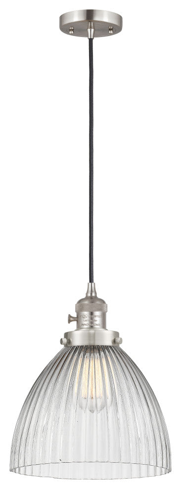 INNOVATIONS 201CSW-SN-G222-LED 1-Light Mini Pendant Brushed Satin Nickel