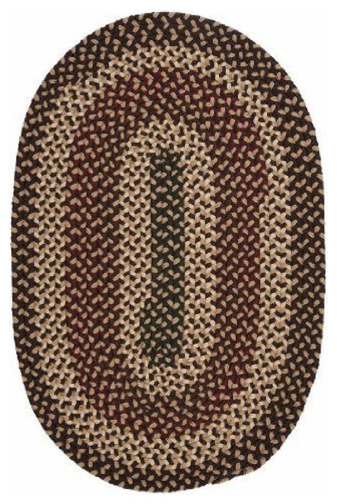 Colonial Mills Brook Farm BF72 Natural Earth Traditional Area Rug, Round 12'x12'
