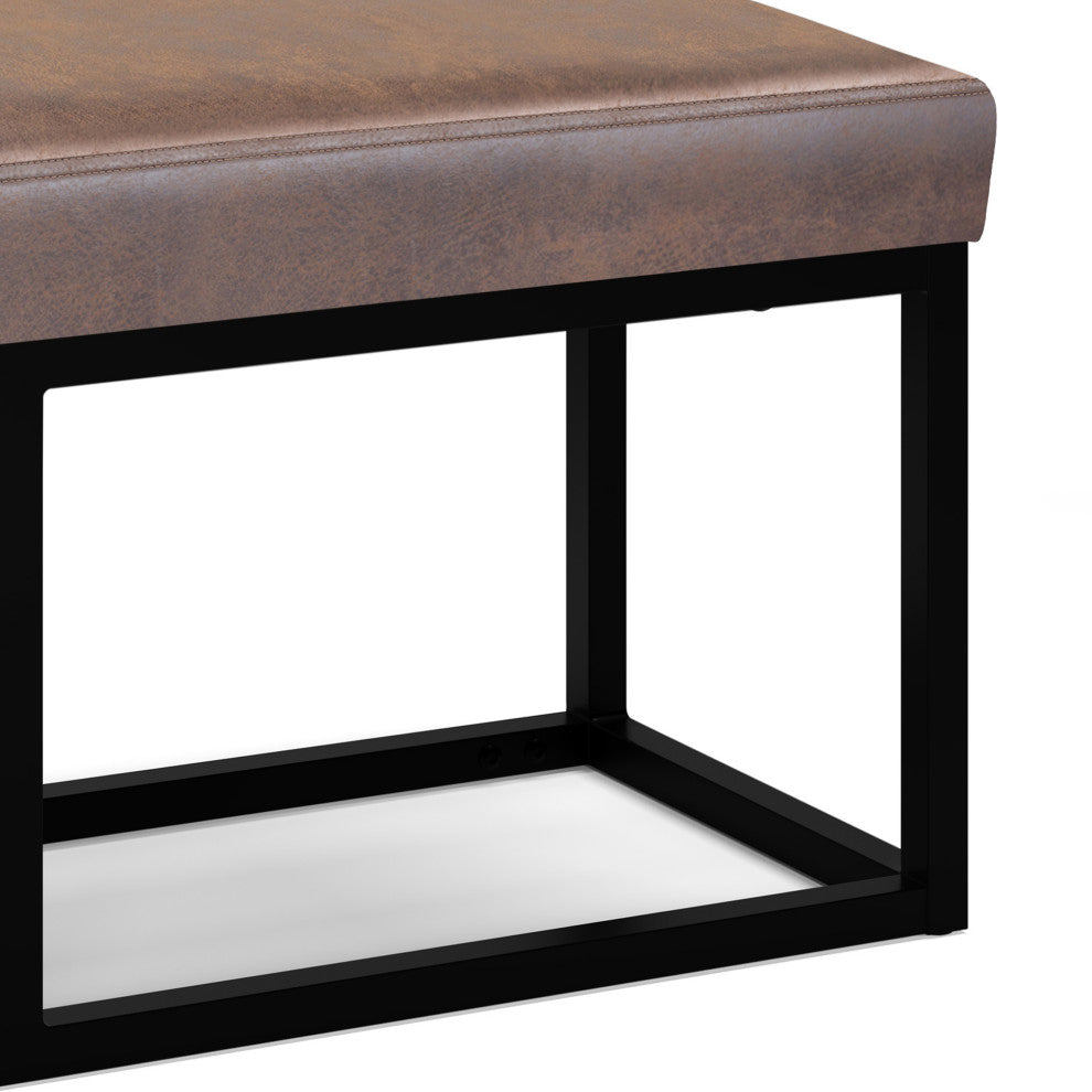 Reynolds Bench, Distressed Chestnut Brown