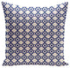 Geometric Decorative Pillow, Dazzling Blue, 18"x18"