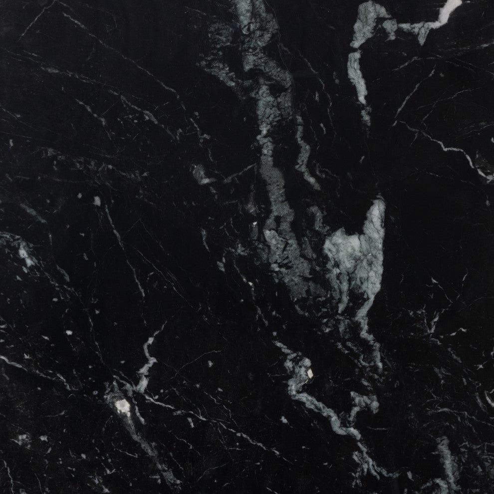 Terrell Console Table-Black Marble