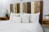 Handcrafted Headboard, Leaner Style, Rustic Mix, California King