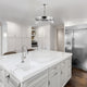 Intersection 3-Light Pendant, Polished Nickel With Clear Glass