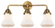 288-3W-BB-G191 Bellmont 3 Light 24" Bath Vanity Light, Brushed Brass