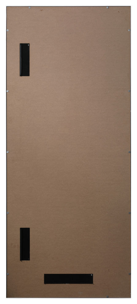 French Panel Full Length Mirror 30x70", Silver