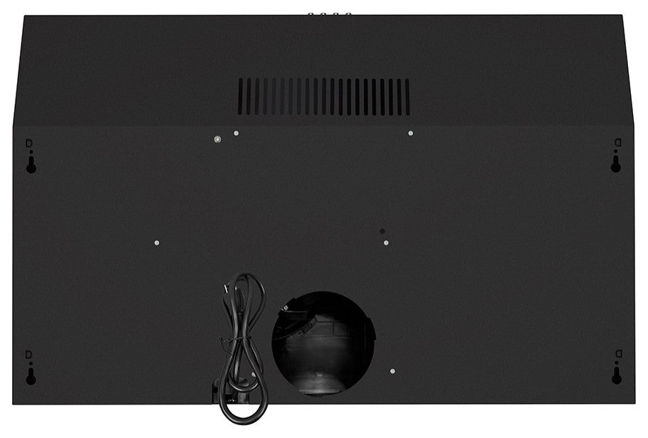 Streamline 30" Domenico Ducted Undermount Range Hood, Grit Black