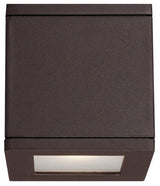 WAC Lighting Rubix LED Indoor or Outdoor Wall Light, Bronze