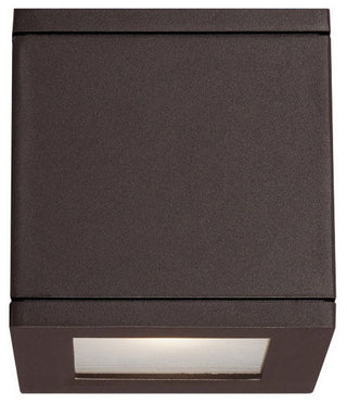 WAC Lighting Rubix LED Indoor or Outdoor Wall Light, Bronze