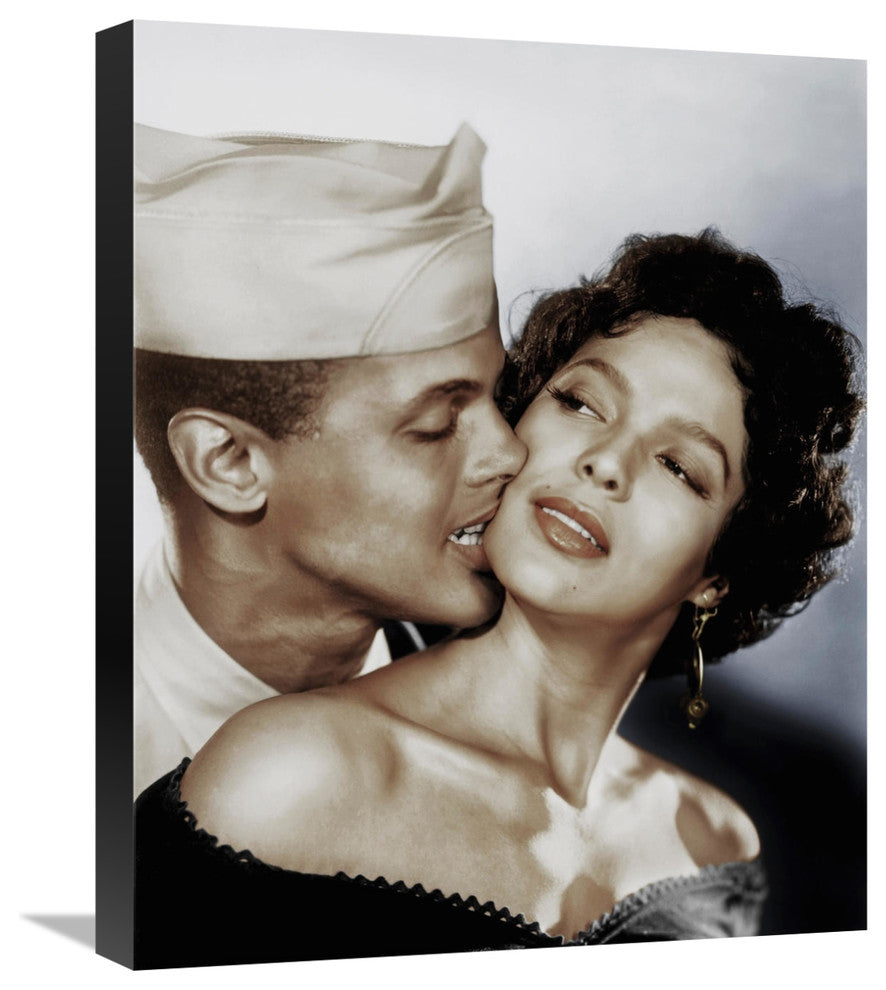 "Harry Belafonte with Dorothy Dandrige" Canvas Giclee, 18"x22"