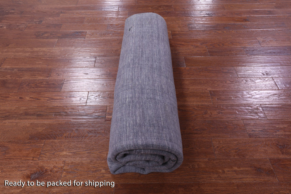 8' Square Persian Gabbeh Hand Knotted Wool Rug - Q15184