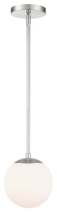 Niveous 7" LED Pendant 3500K, Brushed Nickel