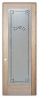 Pantry Door - Enna Harrington - Douglas Fir (stain grade) - 30" x 80" - Knob...