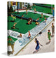 "Water Fight" Painting Print on Canvas by Thornton Utz