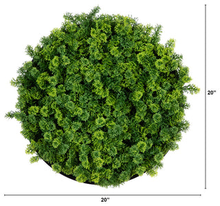 Infographic: white background with measurement lines and 20-inch annotations.