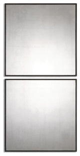 Uttermost Matty Antiqued Square Mirrors, S/2