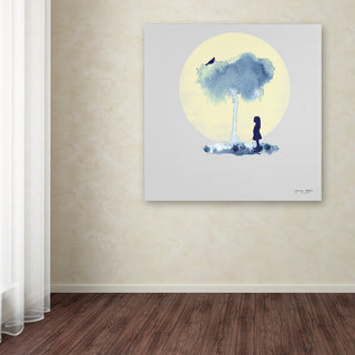 Tammy Kushnir 'A Girl And Her Bird' Canvas Art, 24" x 24"