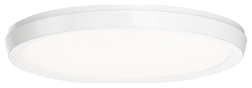 Argo 19" LED Round Flush Mount 3000K, White