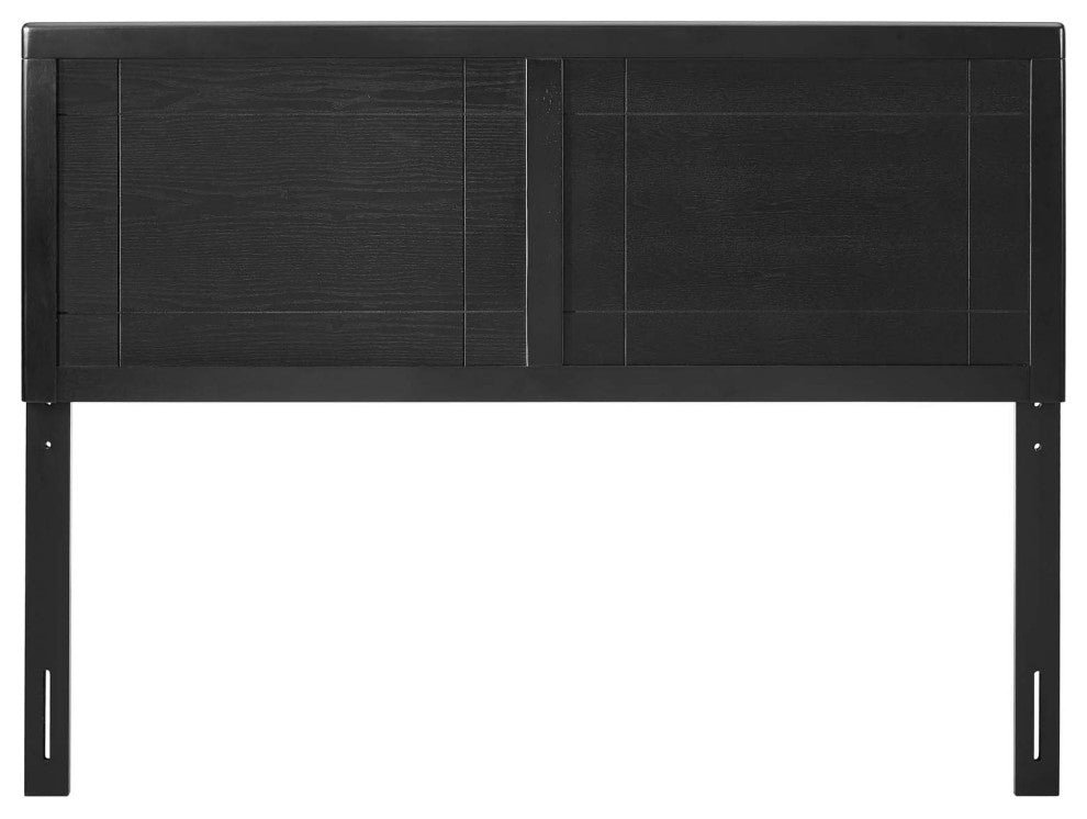 Headboard, Queen Size, Wood, Black, Modern Mid-Century, Bedroom Master Suite