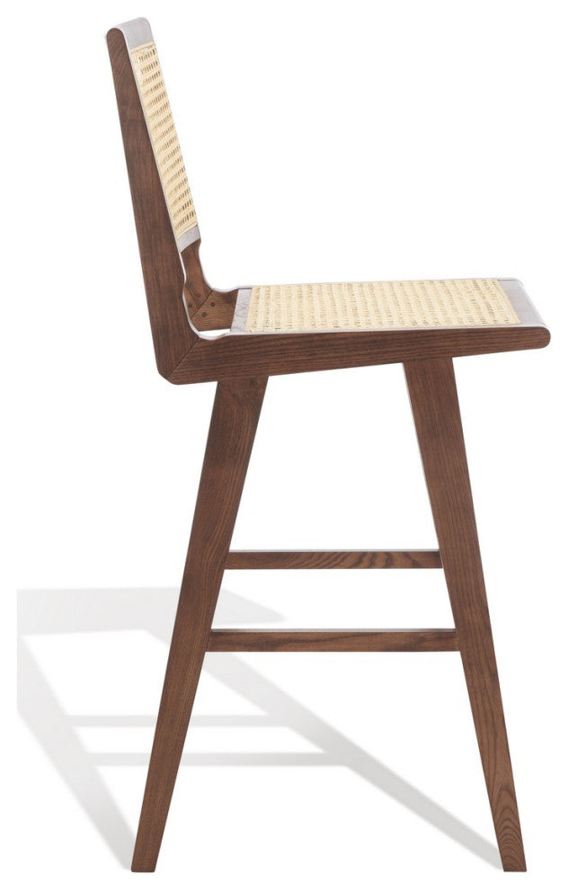 Safavieh Couture Hattie French Cane Barstool - Thumbnail 2