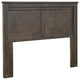 River Oaks Queen Panel Headboard, Saddle Brown