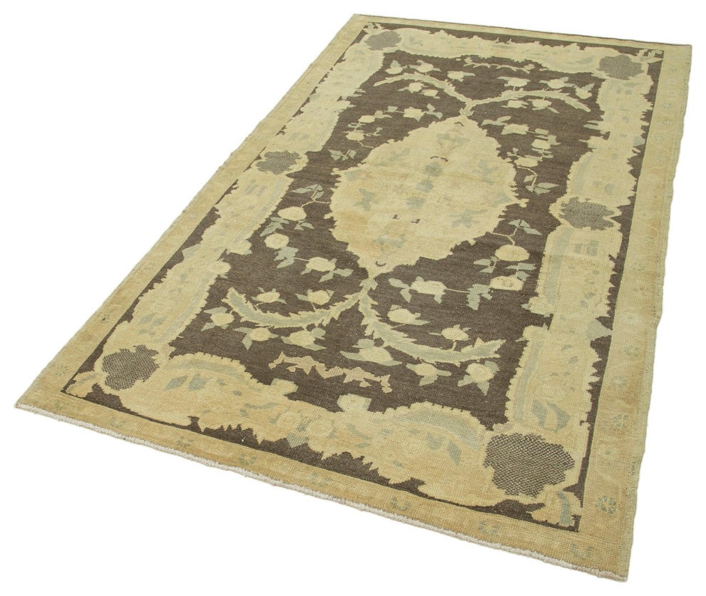 Rug N Carpet - Hand-knotted Anatolian 4' 4'' x 7' 8'' Unique Wool Rug