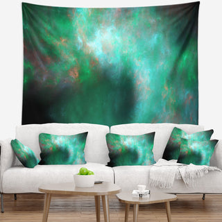 Perfect Clear Blue Starry Sky Abstract Wall Tapestry, 39"x32"
