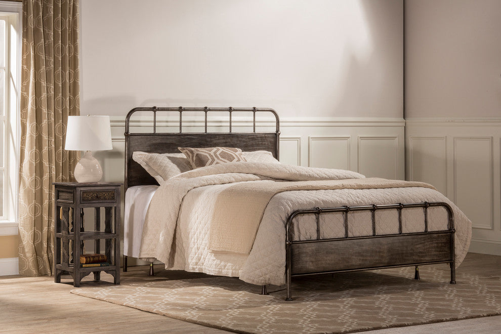 Grayson Bed, Rails Included, King