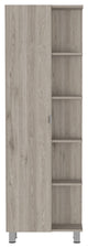 Los Angeles Corner Cabinet, Light Gray