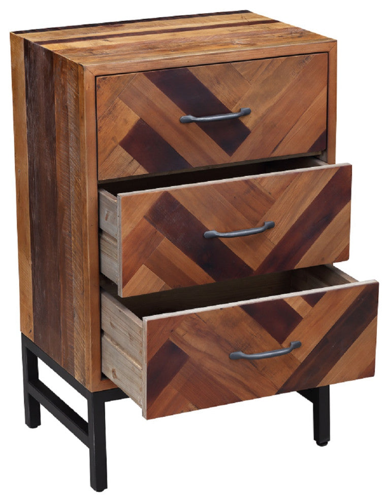 Benton 3-Drawer Nightstand