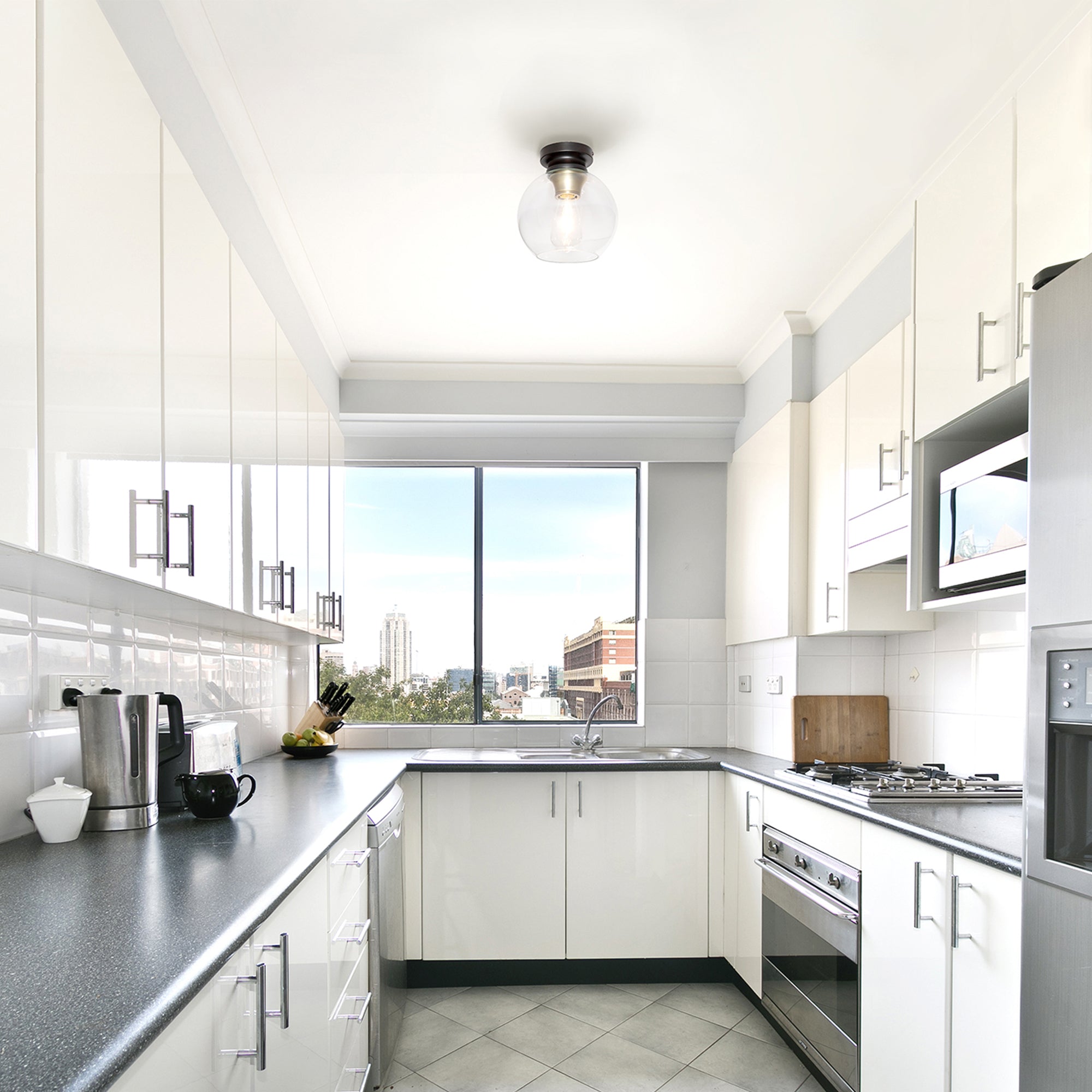 Ella Flushmount, Vintage Bronze