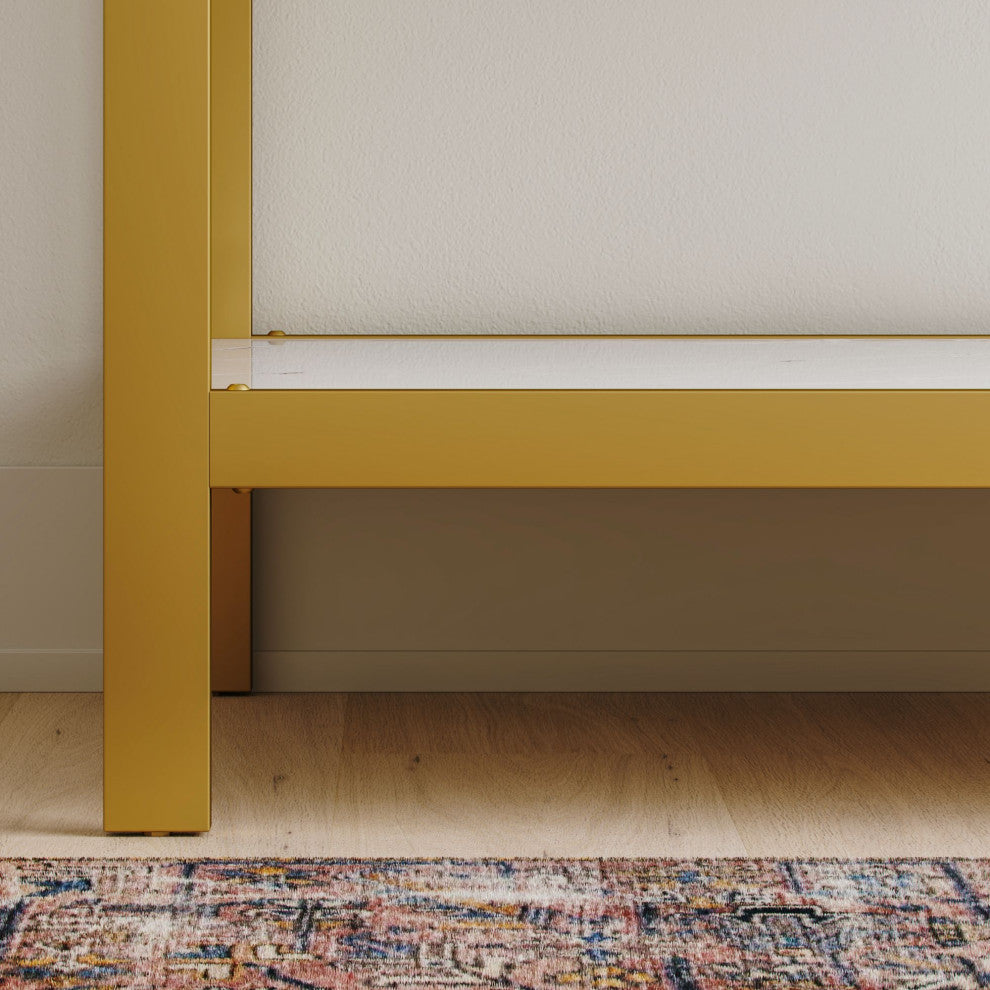 The Condesa Bathroom Vanity, Brushed Gold, 36", Single Sink, Freestanding