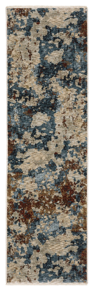 Oriental Weavers Hayden HAY01 Abstract Rug, Beige, 6'7"x9'6"