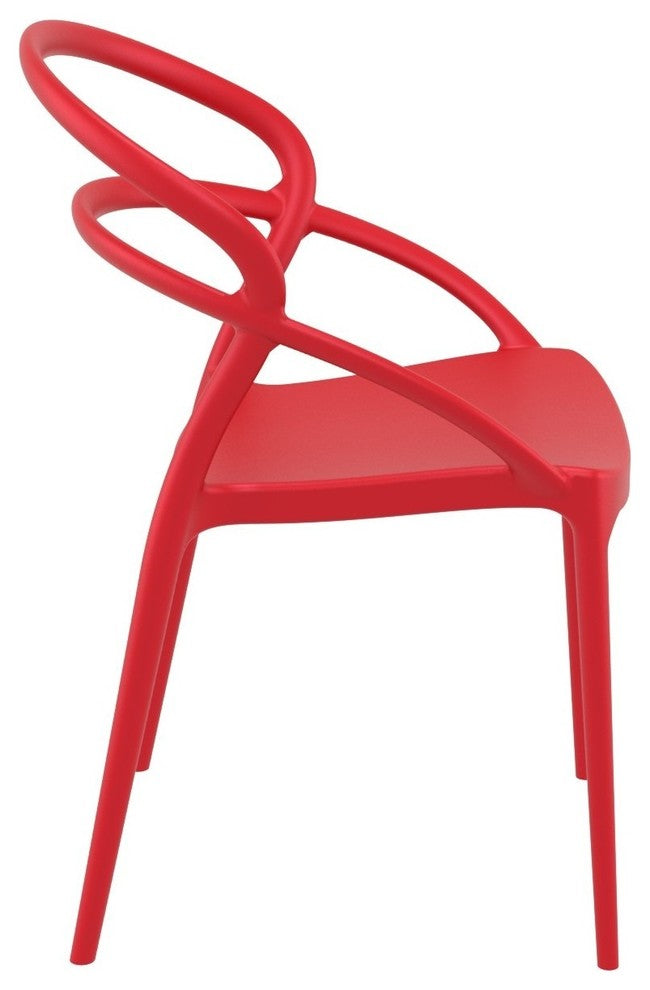 Compamia Pia Set of 2 Dining Chair, Red